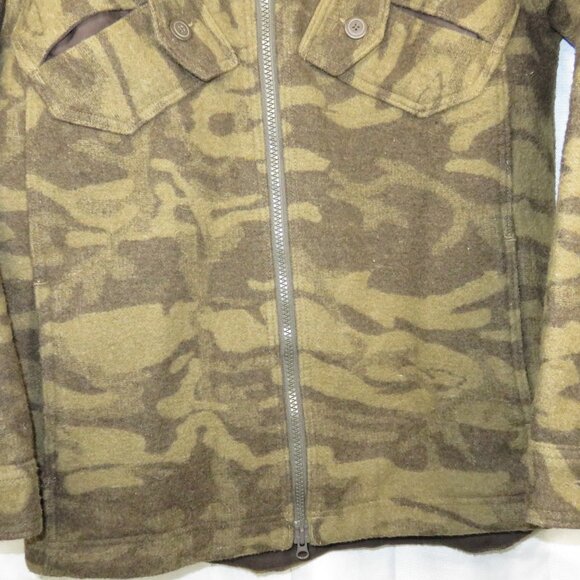 Columbia PHG Gallatin Range Wool Blend Camo Hunting Coat Jacket Men's M Medium - Picture 4 of 16